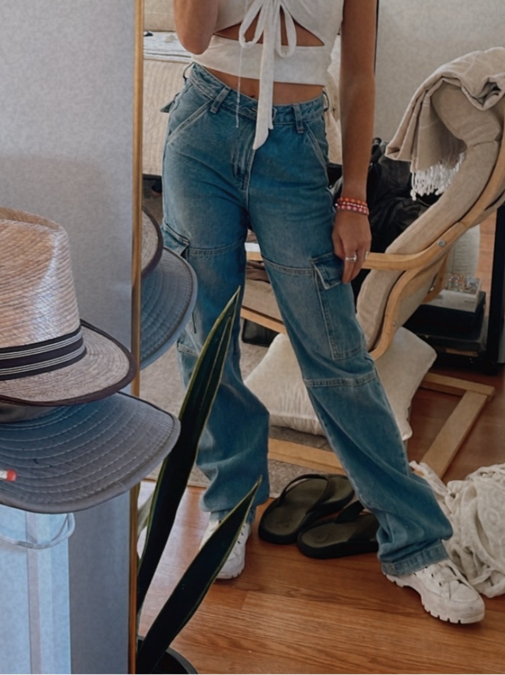 S.O.N.G. Size 24 cargo pocket jeans
